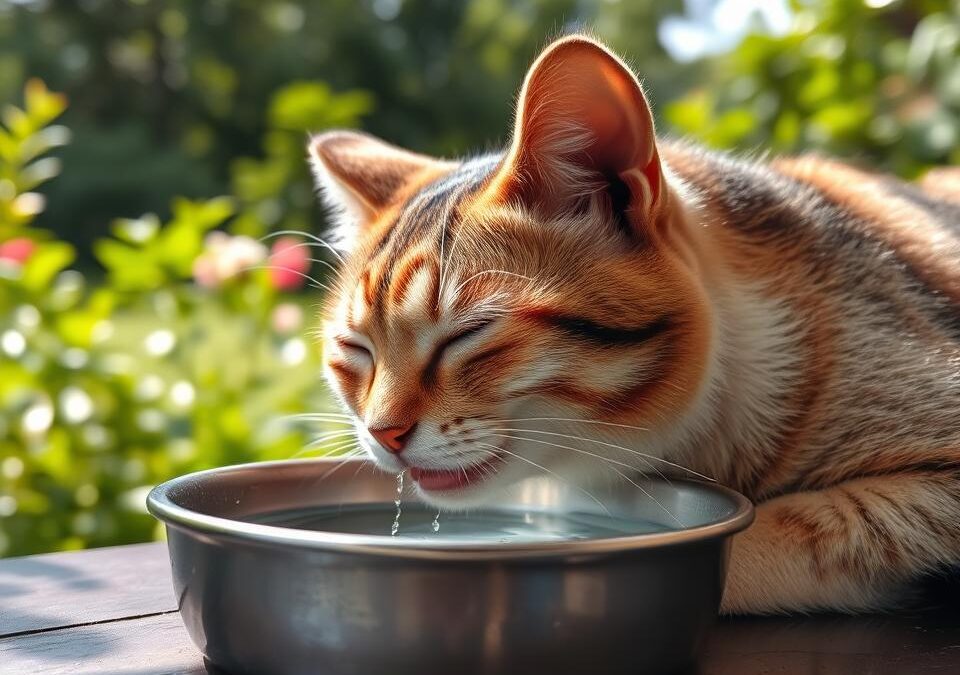 Hidracija mačke v vročem vremenu – Vse, kar moraš vedeti o tem!