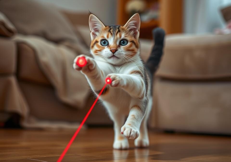 Igra z laserjem za mačke – Vse, kar moraš vedeti o tem!