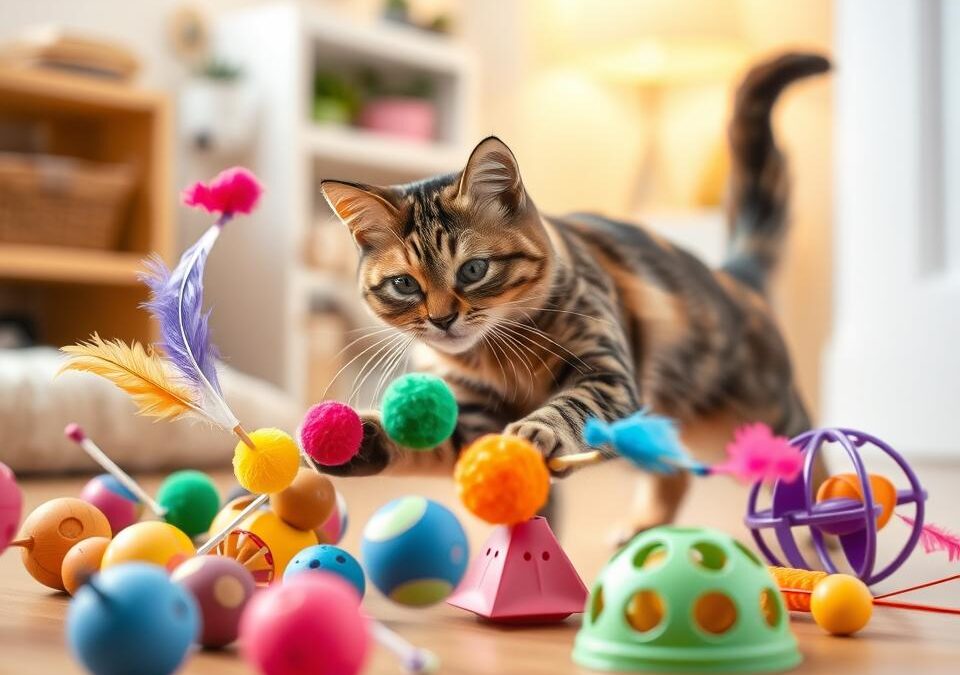 Igre z žogicami za mačke – Vse, kar moraš vedeti o tem!