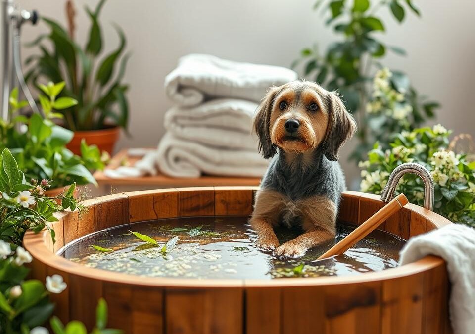 Zeliščne kopeli za psa – Vse, kar moraš vedeti o tem!