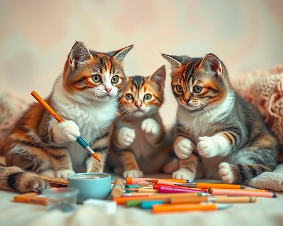 kreativno učenje mačk