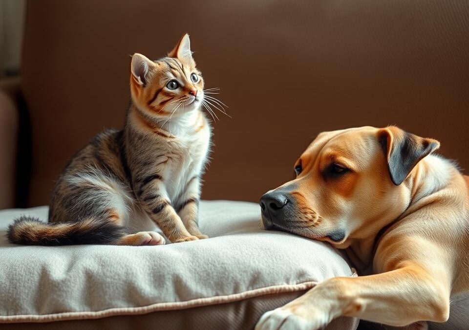 Mačka in odnos s psom – Vse, kar moraš vedeti o tem!