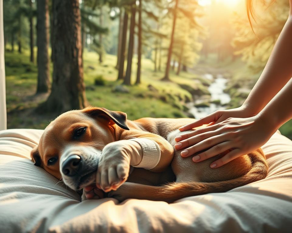 mentalna podpora psom po poškodbah