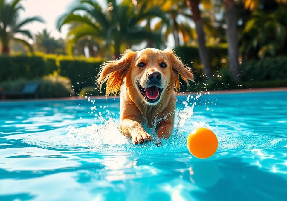 Obnašanje psa v bazenu – Vse, kar moraš vedeti o tem!