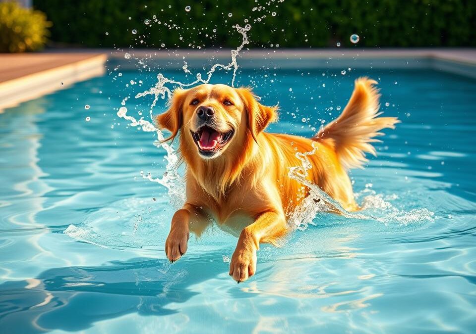 Plavanje psa v bazenu – Vse, kar moraš vedeti o tem!