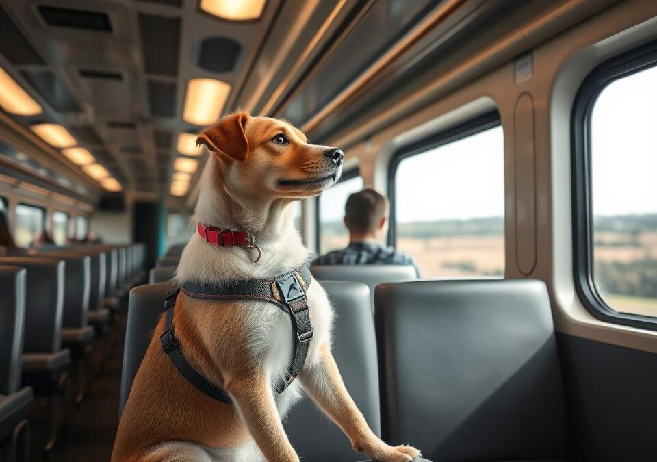 Potovanje psa z vlakom – Vse, kar moraš vedeti o tem!