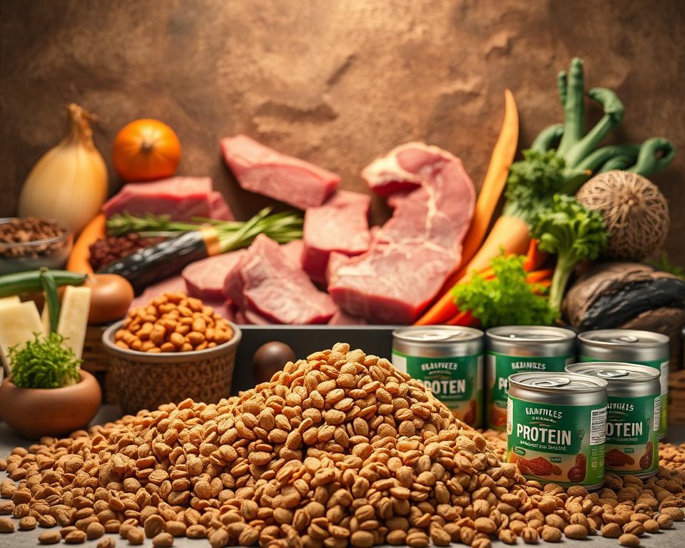 prehrana psov z visoko vsebnostjo beljakovin