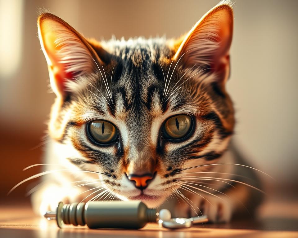 prepoznavanje skritih predmetov pri mačkah