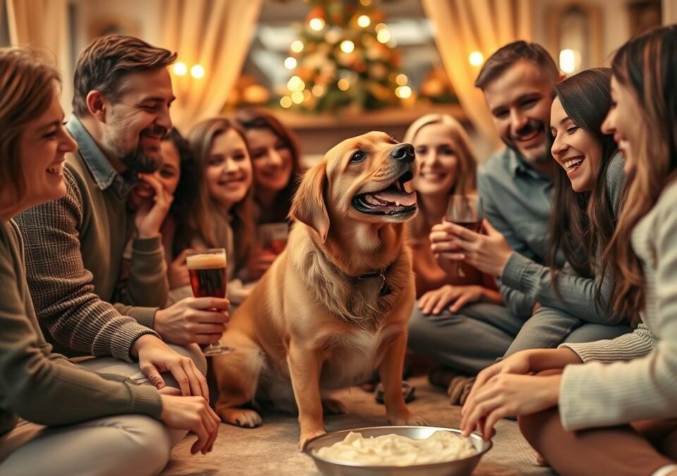 Prisotnost psa na družinskih praznovanjih – Vse, kar moraš vedeti o tem!