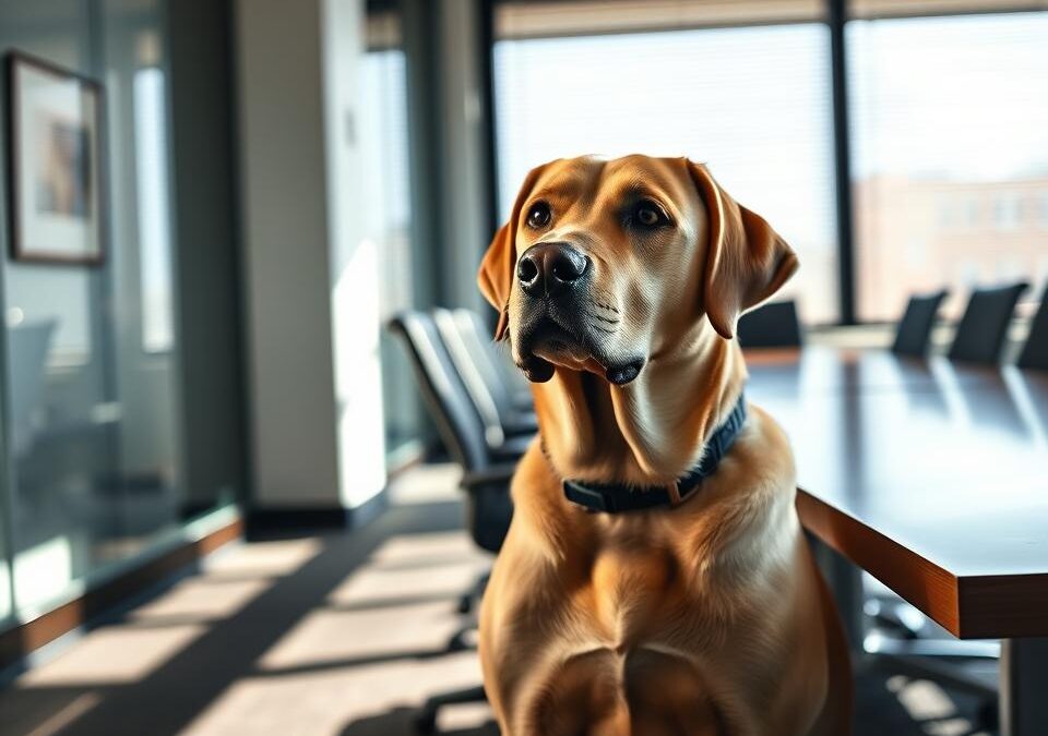 Prisotnost psa na sestankih – Vse, kar moraš vedeti o tem!