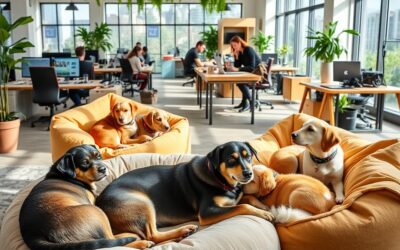 CriskyDog spletni časopis 24 Psi v coworking prostorih – Vse, kar moraš vedeti o tem!