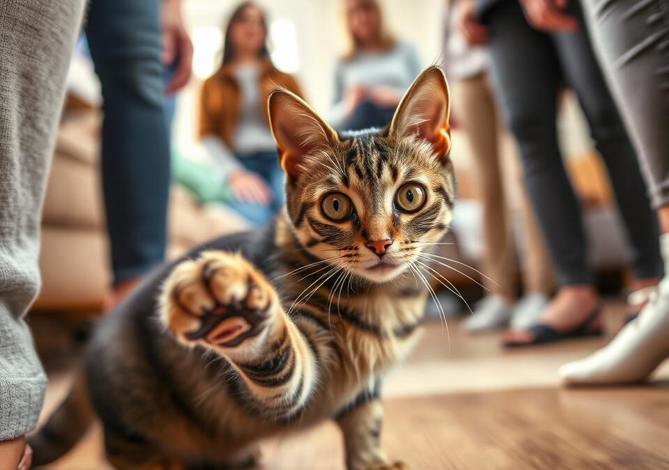 Razvijanje odnosa mačke s tujci – Vse, kar moraš vedeti o tem!