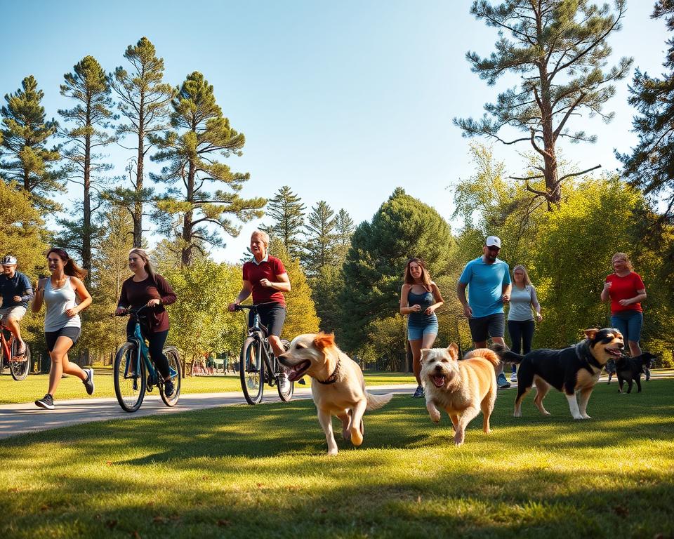 skupne športne aktivnosti s psom