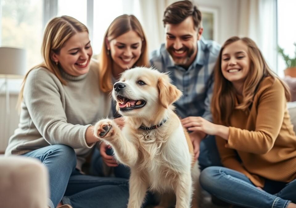 Sodelovanje psa z družinskimi člani – Vse, kar moraš vedeti o tem!