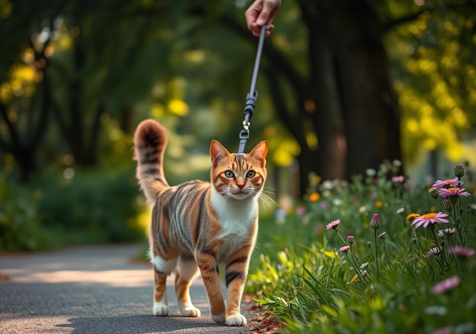 Navajenost mačke na sprehode – Vse, kar moraš vedeti o tem!