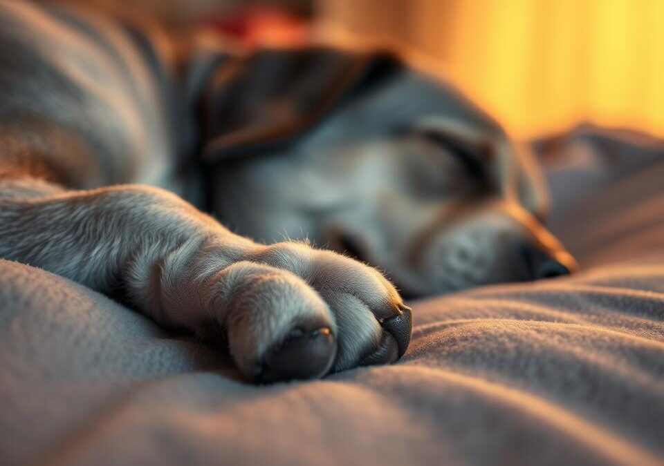 Težave s spanjem pri starejšem psu – Vse, kar moraš vedeti o tem!