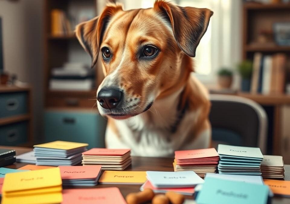 Trening s spominskimi karticami za pse – Vse, kar moraš vedeti o tem!