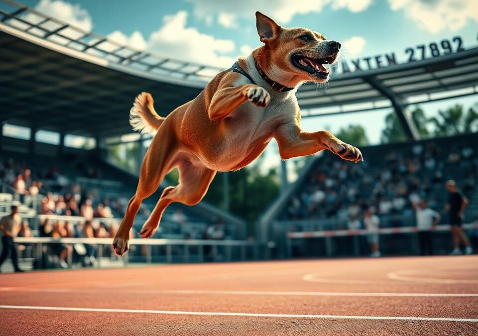 Trening skoka v dalj pri psu – Vse, kar moraš vedeti o tem!