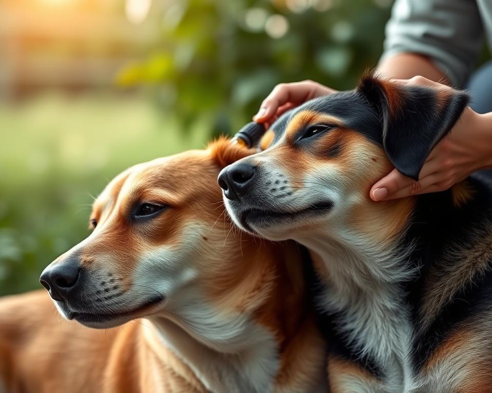 umirjanje psov z eteričnimi olji