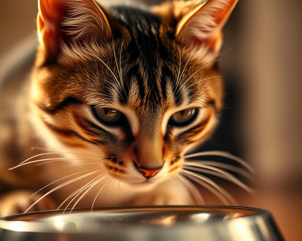 upoštevanje urnika hranjenja mačke