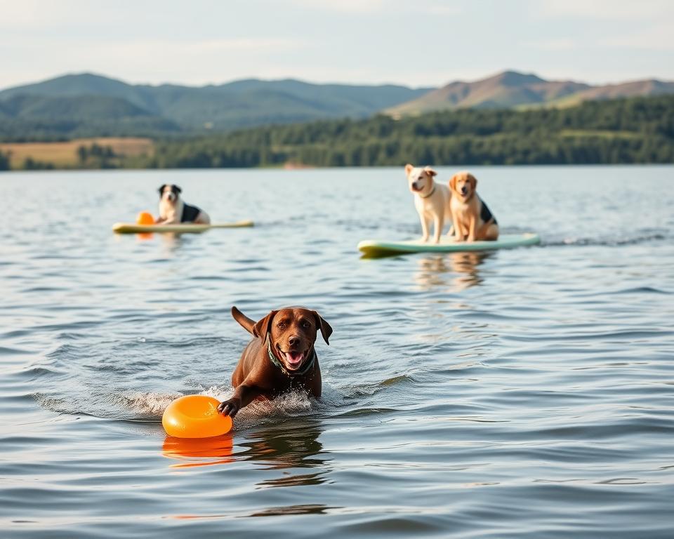 varni vodni športi za pse