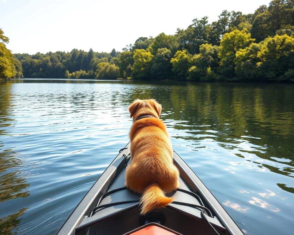 voznja-s-kajakom-s-psom vožnja s kajakom s psom