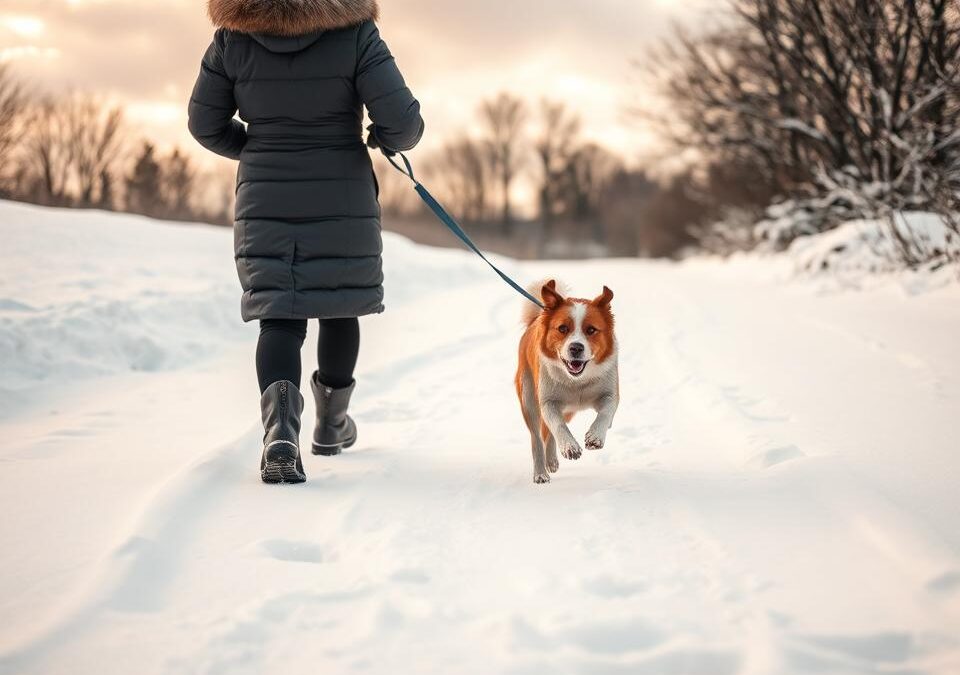 Zimski nasveti za sprehajanje psov – Vse, kar moraš vedeti o tem!