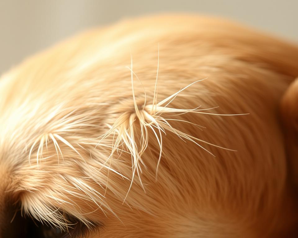 zmanjševanje odpadanja dlake pri psih