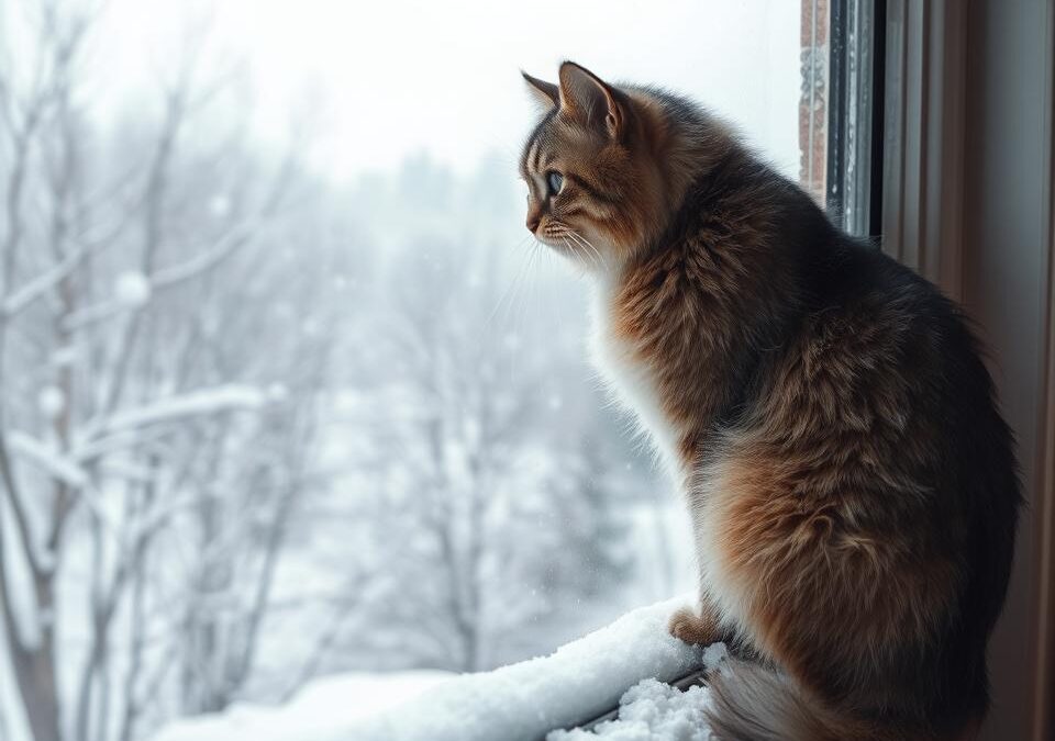 Mačka in zimski mraz – Vse, kar moraš vedeti o tem!