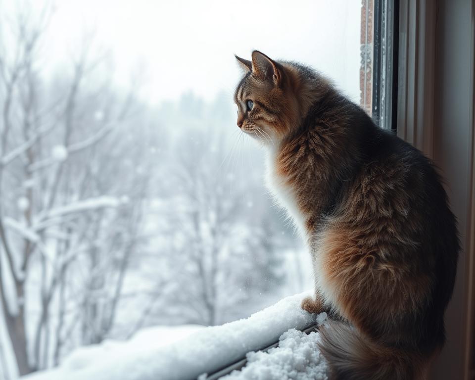 Mačka in zimski mraz – Vse, kar moraš vedeti o tem!