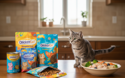 Popolna hrana CricksyCat vs kombinirana domača prehrana