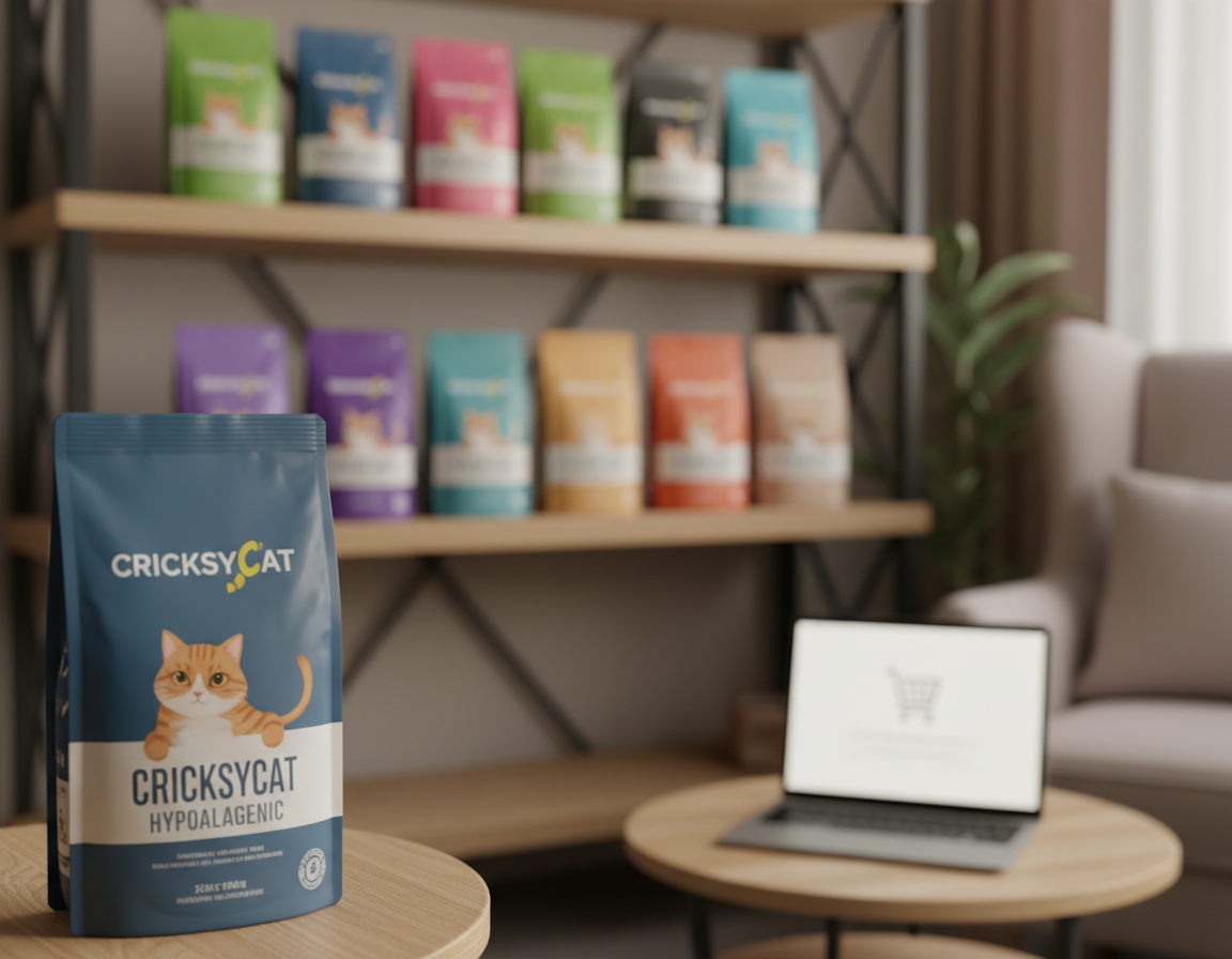 CricksyCat spletna trgovina – hipoalergena hrana
