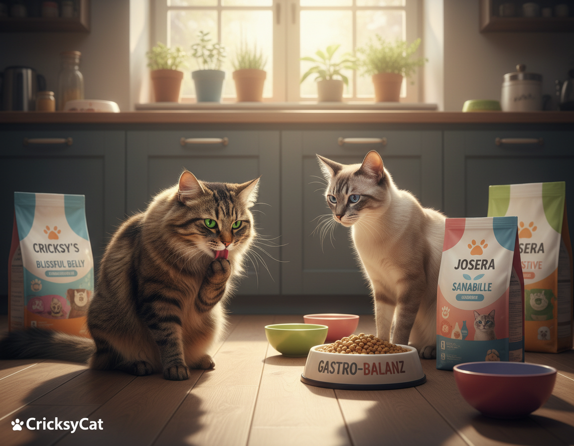 CricksyCat vs Josera – občutljiv želodec