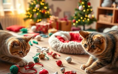 Božični DIY za mačke – ideje za igrače in ležišča
