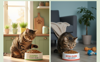 Za kožne alergije pri mačkah: Jasper ali Royal Canin?