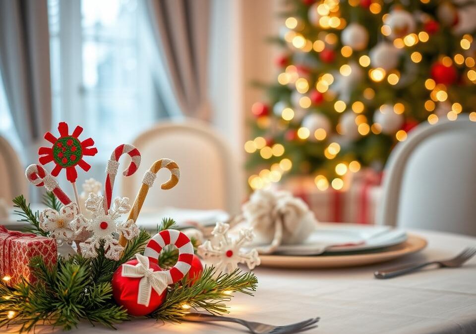 Božični namizni okraski, varni za mačke