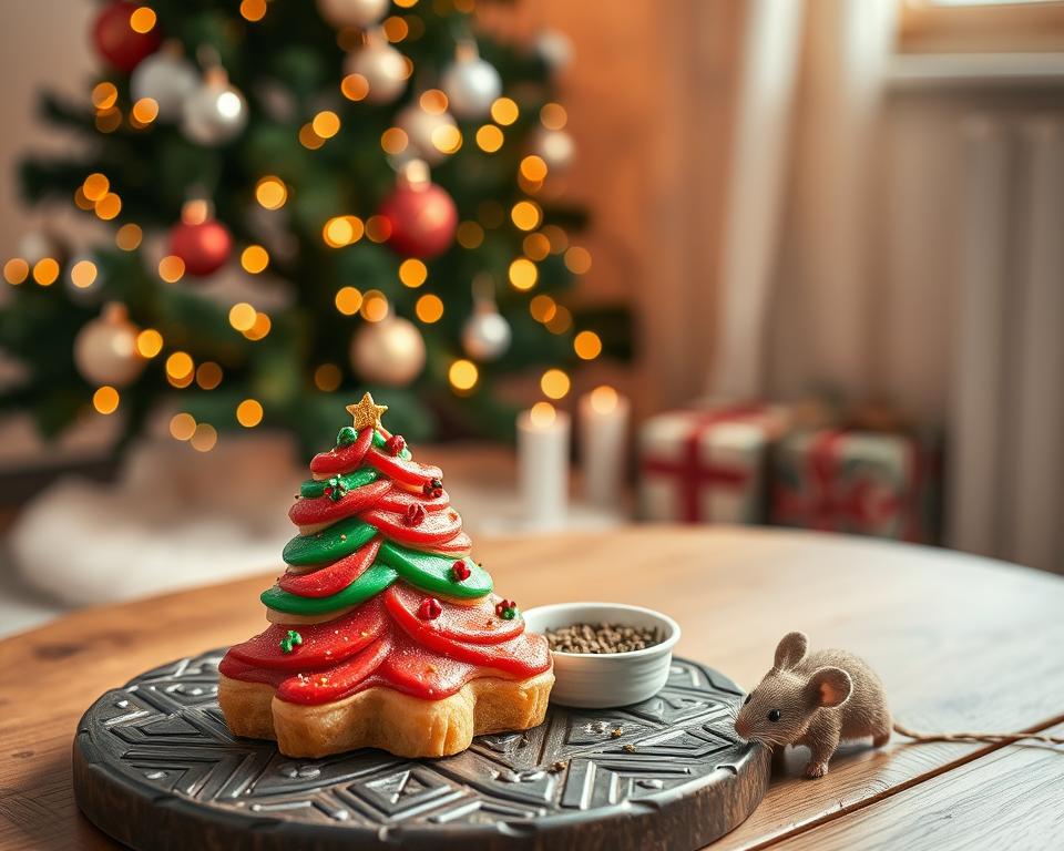 božična poslastica za mačko