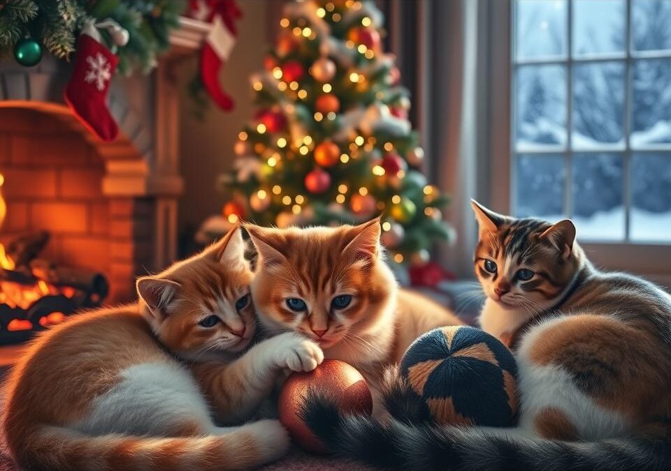 Božične zgodbe o mačkah – ganljivi trenutki