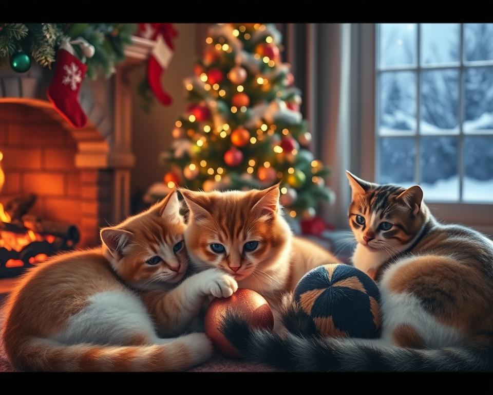 božična zgodba z mačko