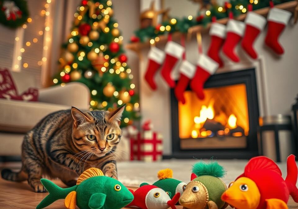 Nasveti za božične dekoracije, prijazne mačkam