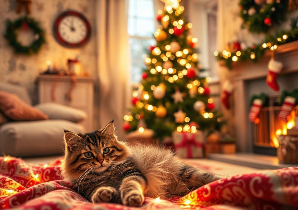 Božični spomini z mačkami – zgodbe skrbnikov