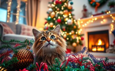 Mačji blog 18 Božični stres pri mački – kako se mu izogniti?