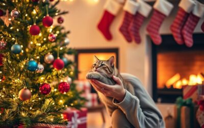 Mačji blog 17 Božično fotografiranje z mačko – tako bo tvoja fotografija popolna