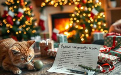 Božični nakupovalni seznam, če je mačka družinski član