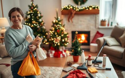 Božično čiščenje za lastnike mačk – kako se pripraviti