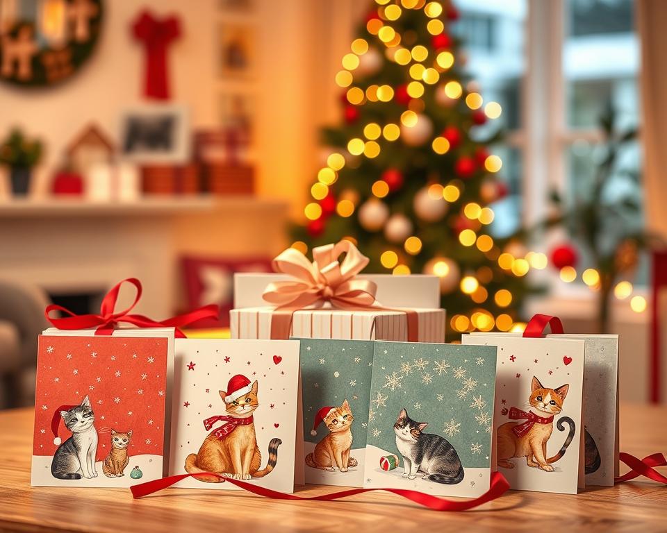 darilna kartica za mačko