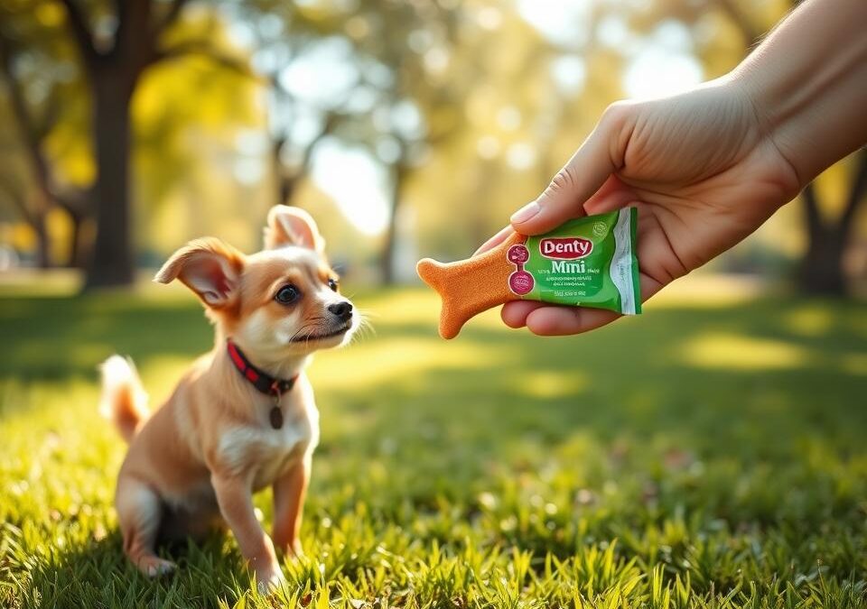 Denty Mini ali nagrada v obliki paštete – kaj psa bolje motivira k umivanju zob?