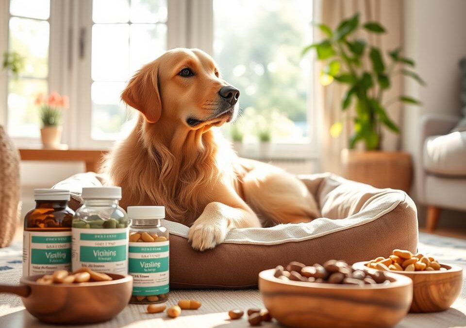 Dodajanje vitaminov starejšim psom – Vse, kar moraš vedeti o tem!