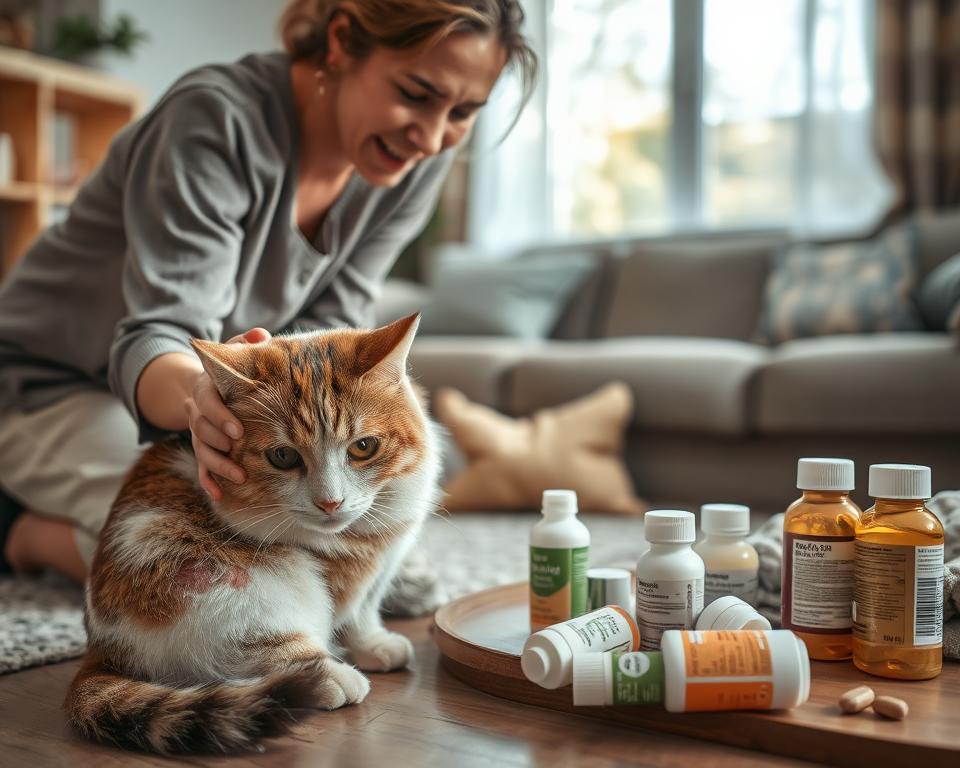 drazenje-koze-pri-mackah-zaradi-alergije draženje kože pri mačkah zaradi alergije