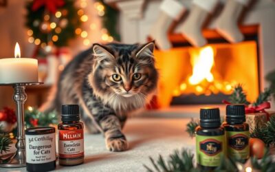 Mačke in božična eterična olja – katerim se je bolje izogniti